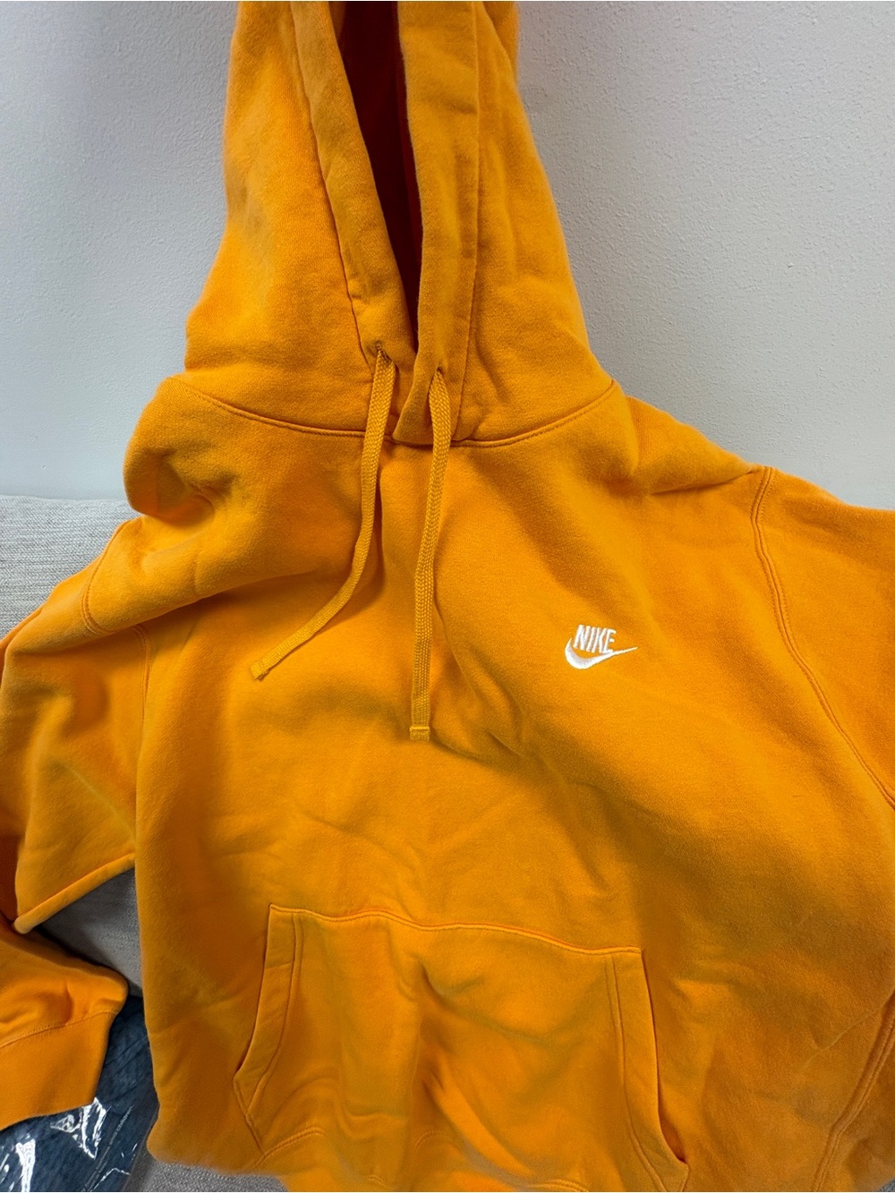 Nike Men's  Hoodie with White Swoosh